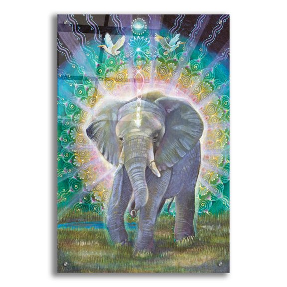 Epic Art 'Great Compassion' by Verena Wild Acrylic Glass Wall Art, 24" x 36"