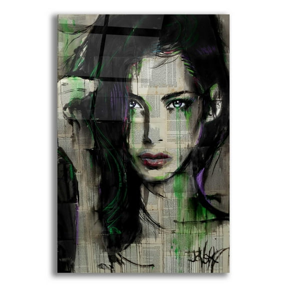 Epic Art 'Green Bay' by Loui Jover, Acrylic Glass Wall Art, 12"x16"