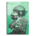 thumbnail image 1 of Epic Art 'Green Universe' by Elo Marc, Acrylic Glass Wall Art, 24"x36", 1 of 8