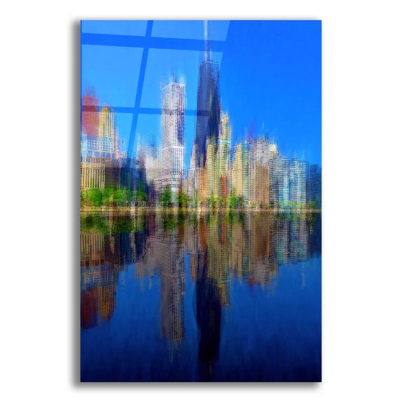 Epic Art 'Hancock 3' by David Manlove, Acrylic Glass Wall Art, 16"x24"