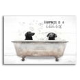 thumbnail image 1 of Epic Art 'Happiness is a Bubble Bath' by Lori Deiter Acrylic Glass Wall Art, 16"x12", 1 of 8