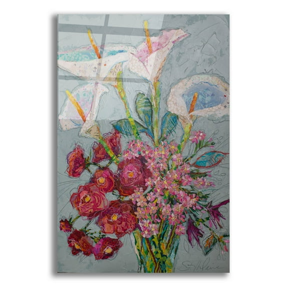Epic Art 'Happy Day!' by St. Hilaire Elizabeth, Acrylic Glass Wall Art, 12"x16"