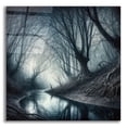 thumbnail image 1 of Epic Art 'Haunted Forest' by Rey Klimt Acrylic Glass Wall Art, 12" x 12", 1 of 1