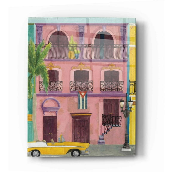 Epic Art 'Havana II' by Elyse DeNeige, Acrylic Glass Wall Art, 12"x16"