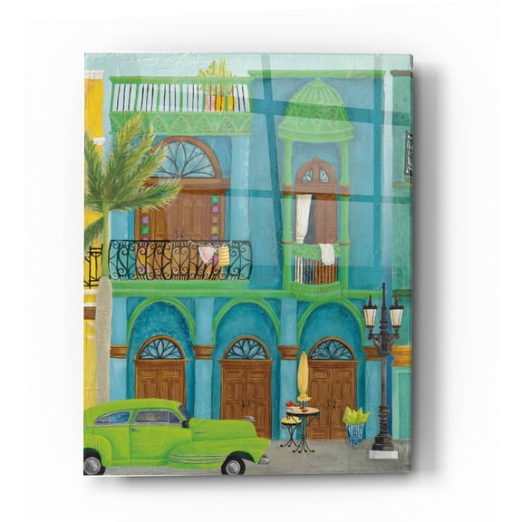 Epic Art 'Havana IV' by Elyse DeNeige, Acrylic Glass Wall Art, 24"x36"