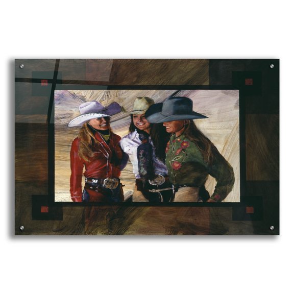 Epic Art 'Headin For Trouble' by J. E. Knauf, Acrylic Glass Wall Art, 36"x24"