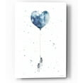 thumbnail image 1 of Epic Art 'Heart on Balloon' by Rachel Nieman, Acrylic Glass Wall Art, 12"x16", 1 of 2