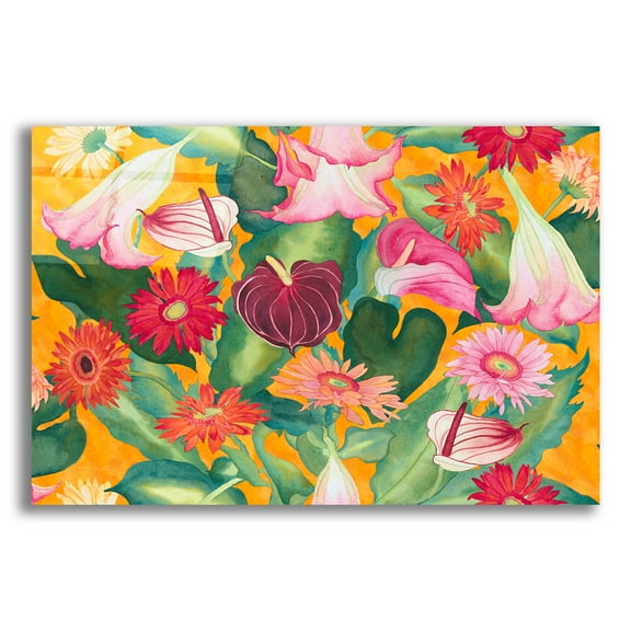 Epic Art 'Heavenly Divine- Lead Pattern' by Carissa Luminess, Acrylic Glass Wall Art, 16"x12"