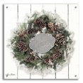 thumbnail image 1 of Epic Art 'Hello Winter Wreath' by Lori Deiter, Acrylic Glass Wall Art, 24"x24", 1 of 8