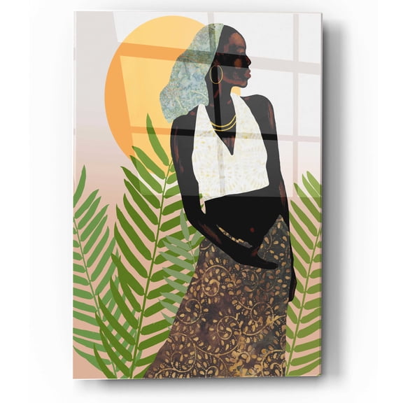 Epic Art 'Her Grace' by Alonzo Saunders, Acrylic Glass Wall Art, 12"x16"