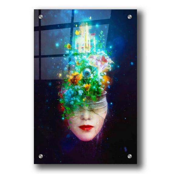 Epic Art 'Herbal Movement' by Mario Sanchez Nevado, Acrylic Glass Wall Art, 24"x36"