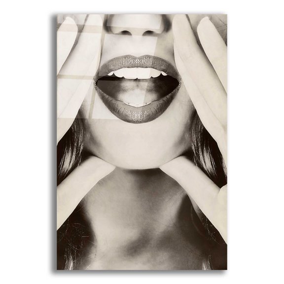 Epic Art 'Hey!' by Incado, Acrylic Glass Wall Art, 12"x16"