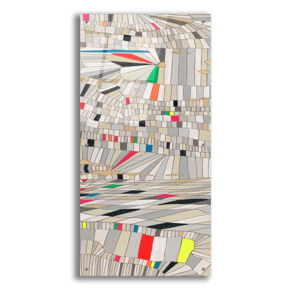 Epic Art 'Hifi Grain II' by Nikki Galapon, Acrylic Glass Wall Art, 24" x 48"