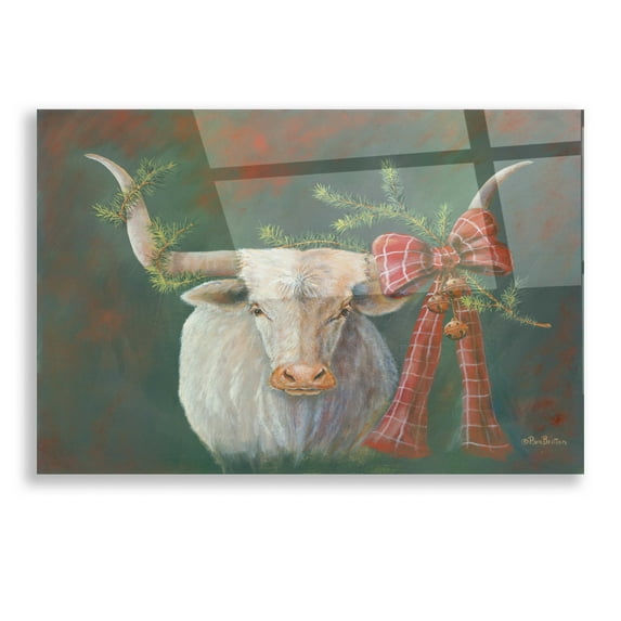 Epic Art 'Hilda Mae Decked Out' by Pam Britton, Acrylic Glass Wall Art, 16"x12"