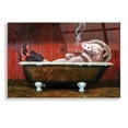 thumbnail image 1 of Epic Art 'Hog Heaven' by Lucia Heffernan, Acrylic Glass Wall Art, 24"x16", 1 of 3