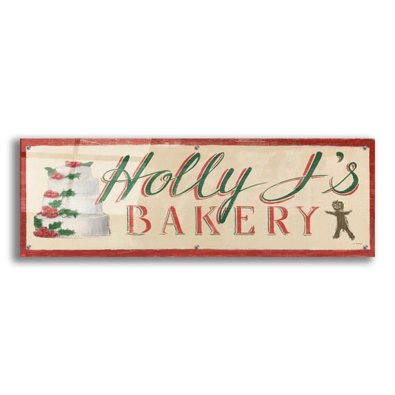 Epic Art 'Holiday Moments IX' by James Wiens, Acrylic Glass Wall Art, 48"x16"