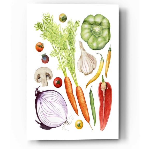Epic Art 'Home Harvest I' by Grace Popp, Acrylic Glass Wall Art, 12"x16"