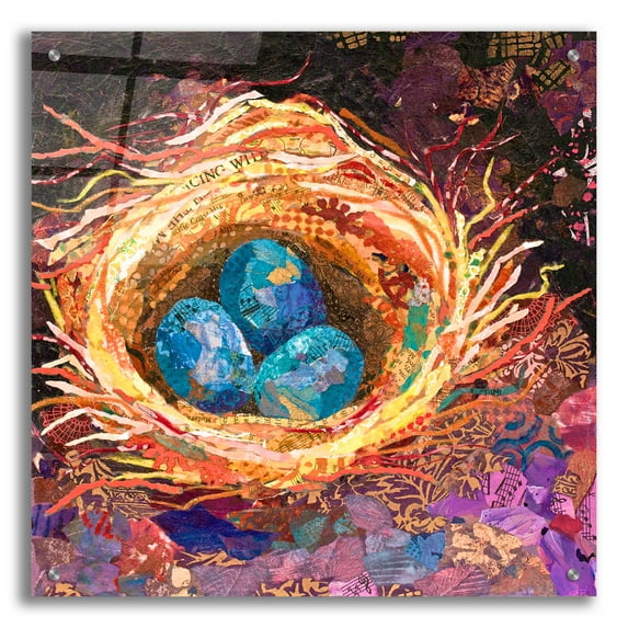 Epic Art 'Home' by St. Hilaire Elizabeth, Acrylic Glass Wall Art, 24"x24"
