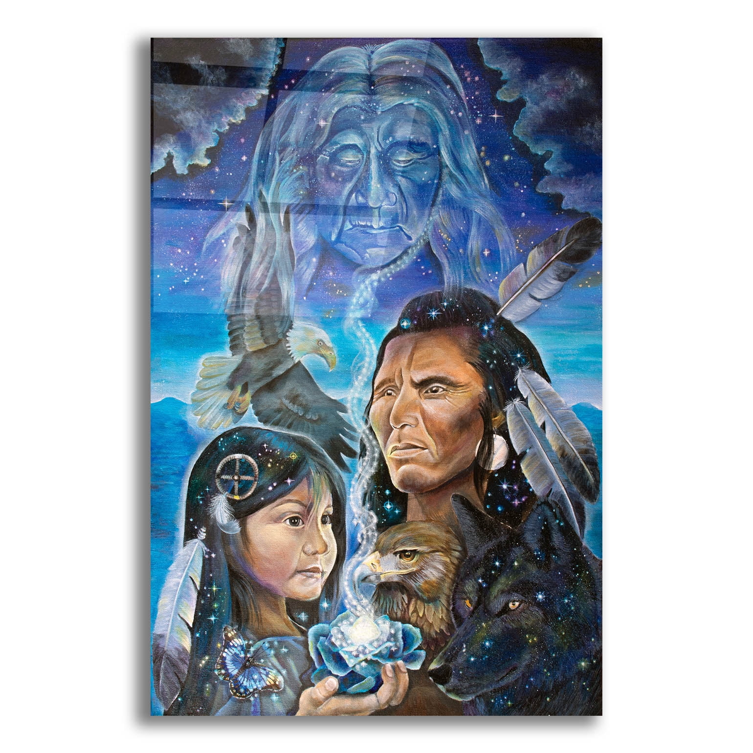 Epic Art 'Honor'  by Verena Wild Acrylic Glass Wall Art, 16" x 24"