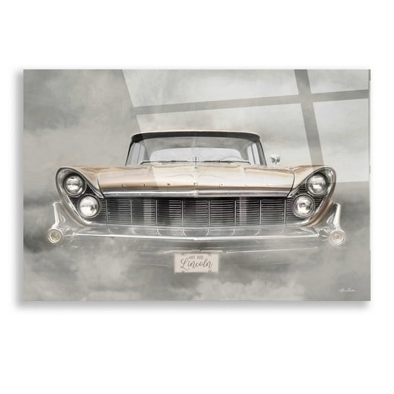 Epic Art 'Hot Rod Lincoln' by Lori Deiter, Acrylic Glass Wall Art, 16"x12"