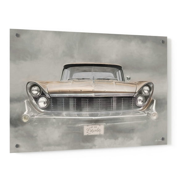 Epic Art 'Hot Rod Lincoln' by Lori Deiter, Acrylic Glass Wall Art, 36"x24"