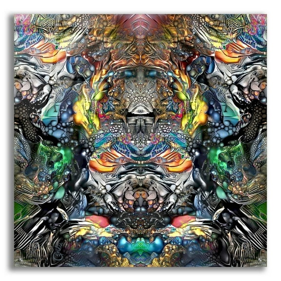 Epic Art 'Huitzilopochtli' by Pedro Gavidia, Acrylic Glass Wall Art, 36"x36"