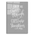 thumbnail image 1 of Epic Art 'I Can Do All Things' by Imperfect Dust, Acrylic Glass Wall Art, 16"x24", 1 of 8