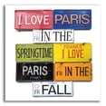thumbnail image 1 of Epic Art 'I Love Paris' by Gregory Constantine, Acrylic Glass Wall Art, 12"x12", 1 of 8