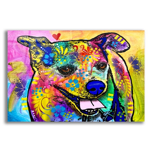 Epic Art 'I Love Park Day' by Dean Russo Acrylic Glass Wall Art, 16" x 12"