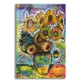 thumbnail image 1 of Epic Art 'Gogh Sunflowers' by Dean Russo Studios, Acrylic Glass Wall Art, 16"x24", 1 of 8