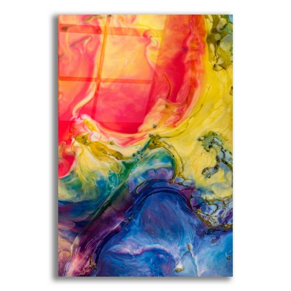Epic Art 'Ice Cream Flow' by Epic Portfolio, Acrylic Glass Wall Art, 12"x16"