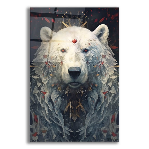 Epic Art 'Ice Spirit' by Momart Acrylic Glass Wall Art, 12" x 16"