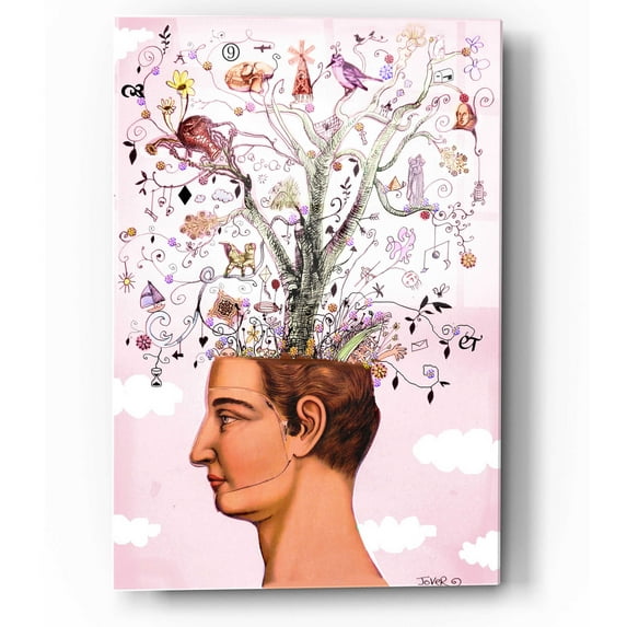 Epic Art 'Ideas' by Loui Jover, Acrylic Glass Wall Art, 12"x16"