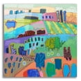 thumbnail image 1 of Epic Art ' If Happy Was a Landscape' by Jane Schmidt, Acrylic Glass Wall Art, 12"x12", 1 of 8