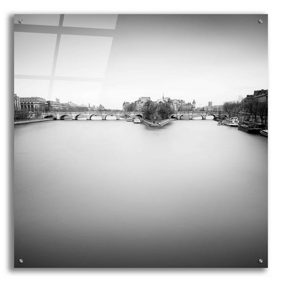 Epic Art 'Ile de la Cite' by Wilco Dragt, Acrylic Glass Wall Art, 36"x36"