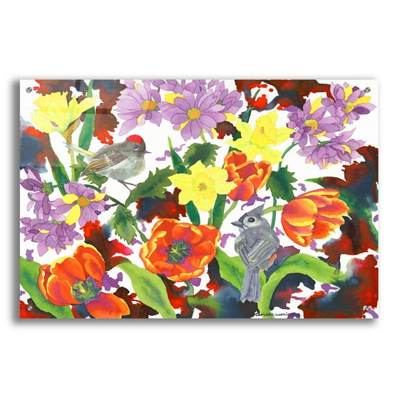 Epic Art 'Imbolic' by Carissa Luminess, Acrylic Glass Wall Art, 36"x24"