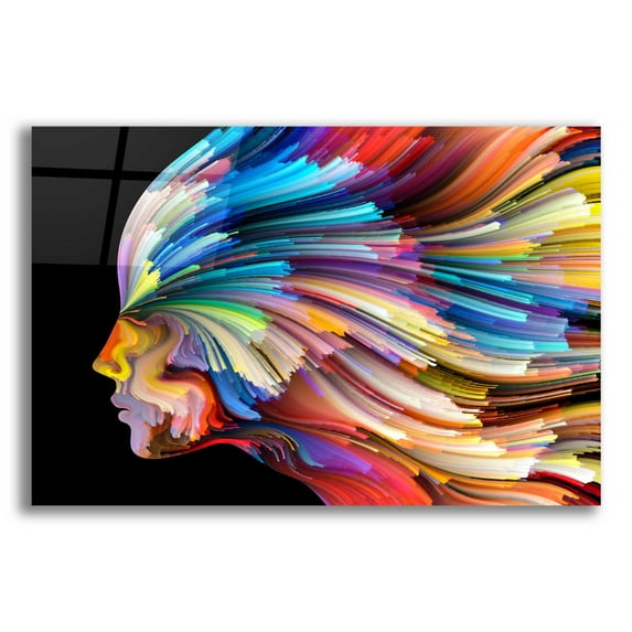 Epic Art 'In Thought' by Epic Portfolio, Acrylic Glass Wall Art, 16"x12"