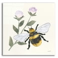 thumbnail image 1 of Epic Art 'In the Garden Bee by Courtney Prahl, Acrylic Glass Wall Art, 12"x12", 1 of 8