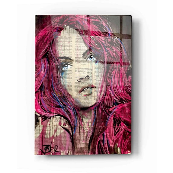 Epic Art 'Incinerate' by Loui Jover, Acrylic Glass Wall Art, 12"x16"