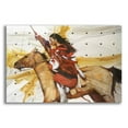 thumbnail image 1 of Epic Art 'Indian On Horseback' by J. E. Knauf, Acrylic Glass Wall Art, 24"x16", 1 of 9