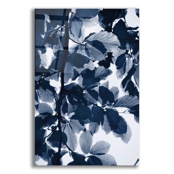 Epic Art 'Indigo Leaves' by Lexie Greer, 12"x16"