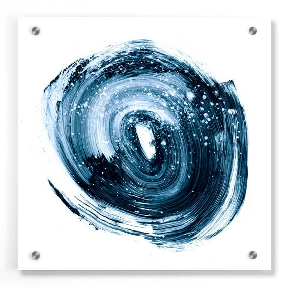 Epic Art "Indigo Nebula II" by Ethan Harper, Acrylic Glass Wall Art, 36"x36"