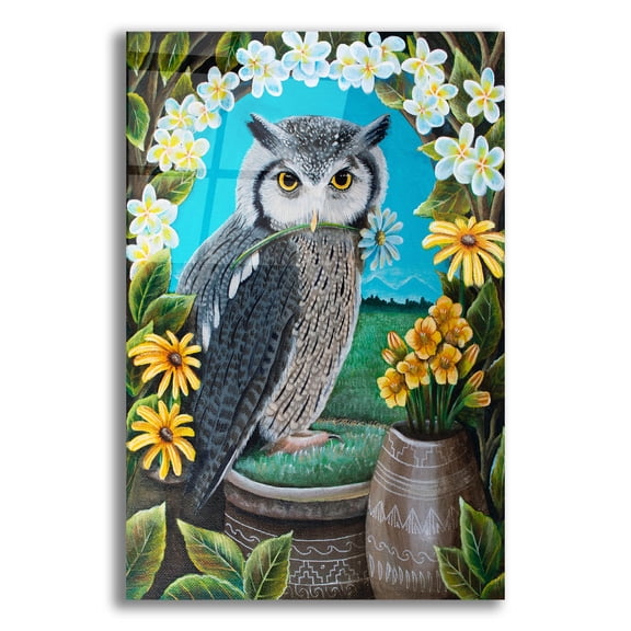 Epic Art 'Inner Garden' by Verena Wild Acrylic Glass Wall Art, 16" x 24"