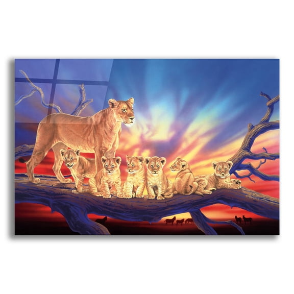 Epic Art 'Innocence' by Joh Naito, Acrylic Glass Wall Art, 16"x12"