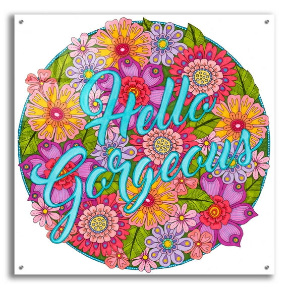 Epic Art 'Inspirational Quotes 26' by Hello Angel, Acrylic Glass Wall Art, 36"x36"