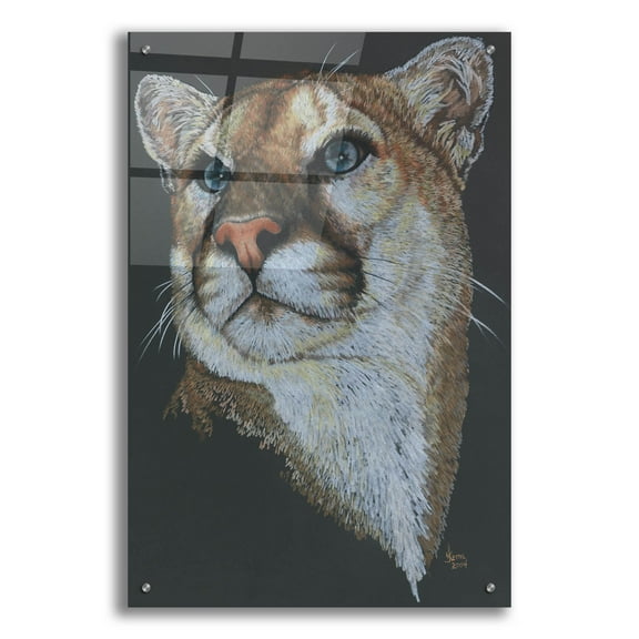 Epic Art 'Intense' by Barbara Keith, Acrylic Glass Wall Art, 24"x36"