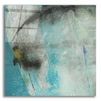 Epic Art 'Into The Surf One' by Michelle Oppenheimer, Acrylic Glass Wall Art, 12"x12"