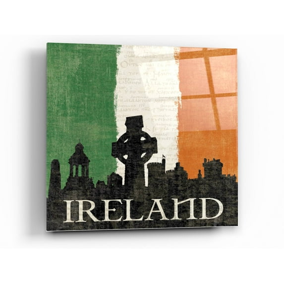 Epic Art 'Ireland' by Moira Hershey, Acrylic Glass Wall Art, 24"x24"