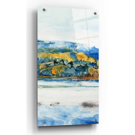 Epic Art 'Island Mist II' by Tim O'Toole, Acrylic Glass Wall Art, 24"x48"