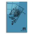 thumbnail image 1 of Epic Art 'JFK Airport Layout' by O8 Left, Acrylic Glass Wall Art, 24"x36", 1 of 8